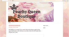 Desktop Screenshot of blog.peachyqueen.com